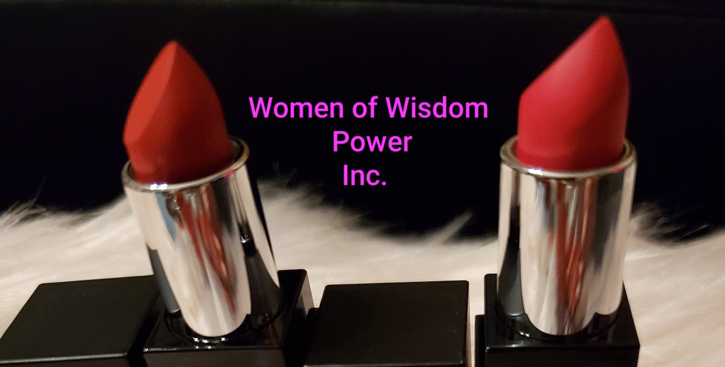 "WOWP" Inc. MATTE LIPSTICKS RED #4 & PINK #2