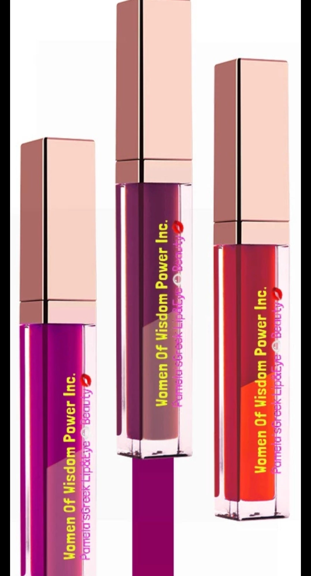 "WOWP" Inc. Lipstick Beautifulš Matte all day.Ā
