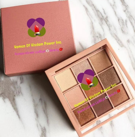 "WOWP" Inc. Vegan Cruelty Free 9 Color Eyeshadow