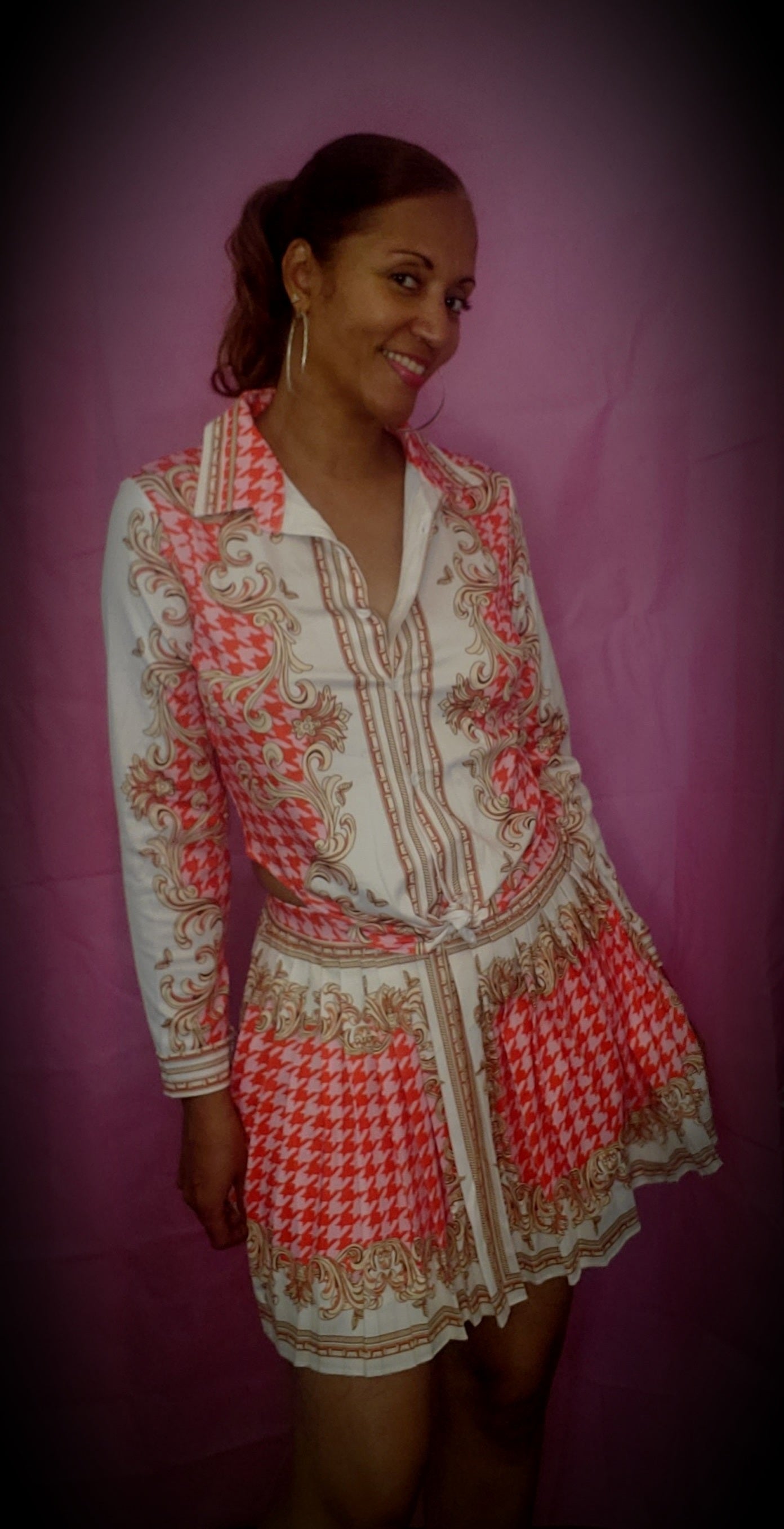 Beautiful Colors blouse and skirt set