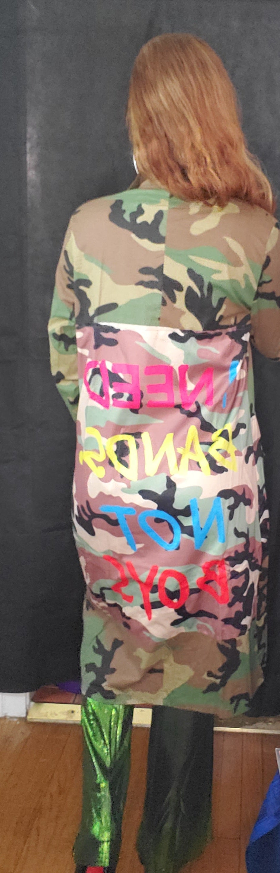 Camouflage Jackets Women Streetwear