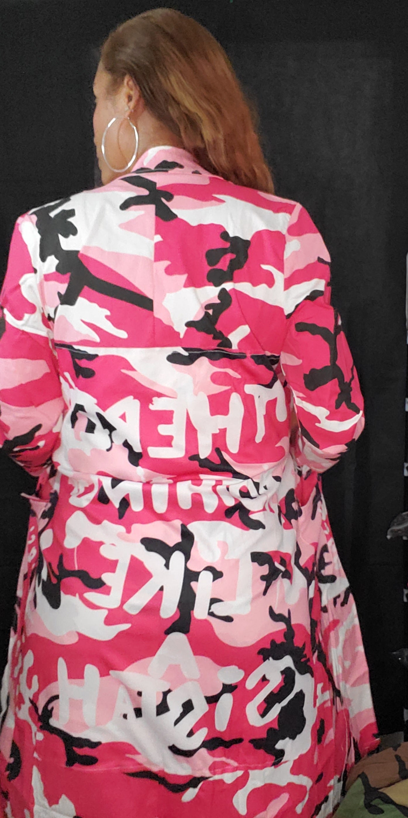 Camouflage Jackets Women Streetwear