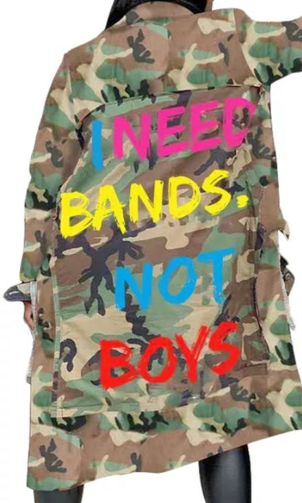 Camouflage Jackets Women Streetwear
