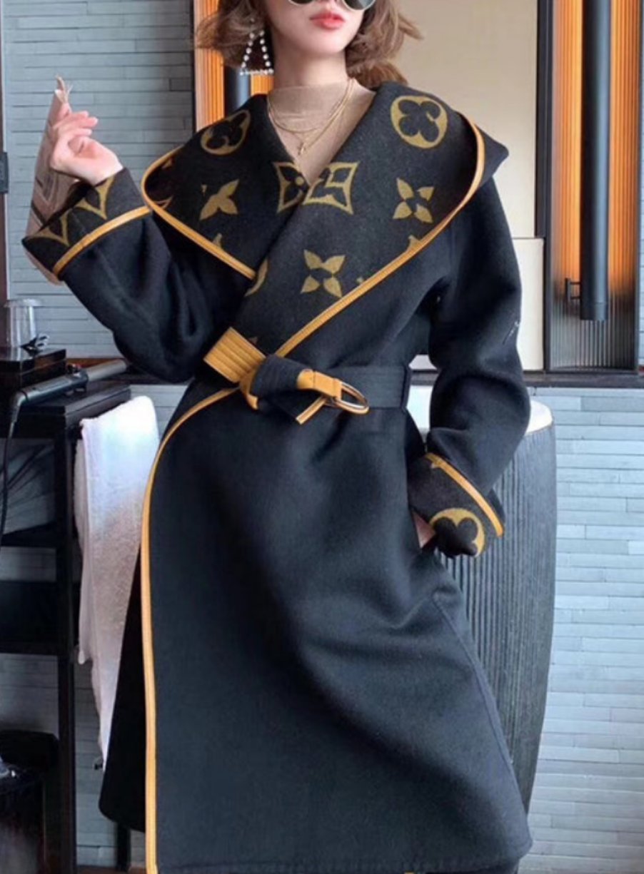 Fashion Cardigan Coat High Quality Cotton Casual Luxury Elegant
