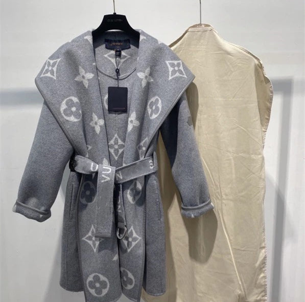 Fashion Cardigan Coat High Quality Cotton Casual Luxury Elegant