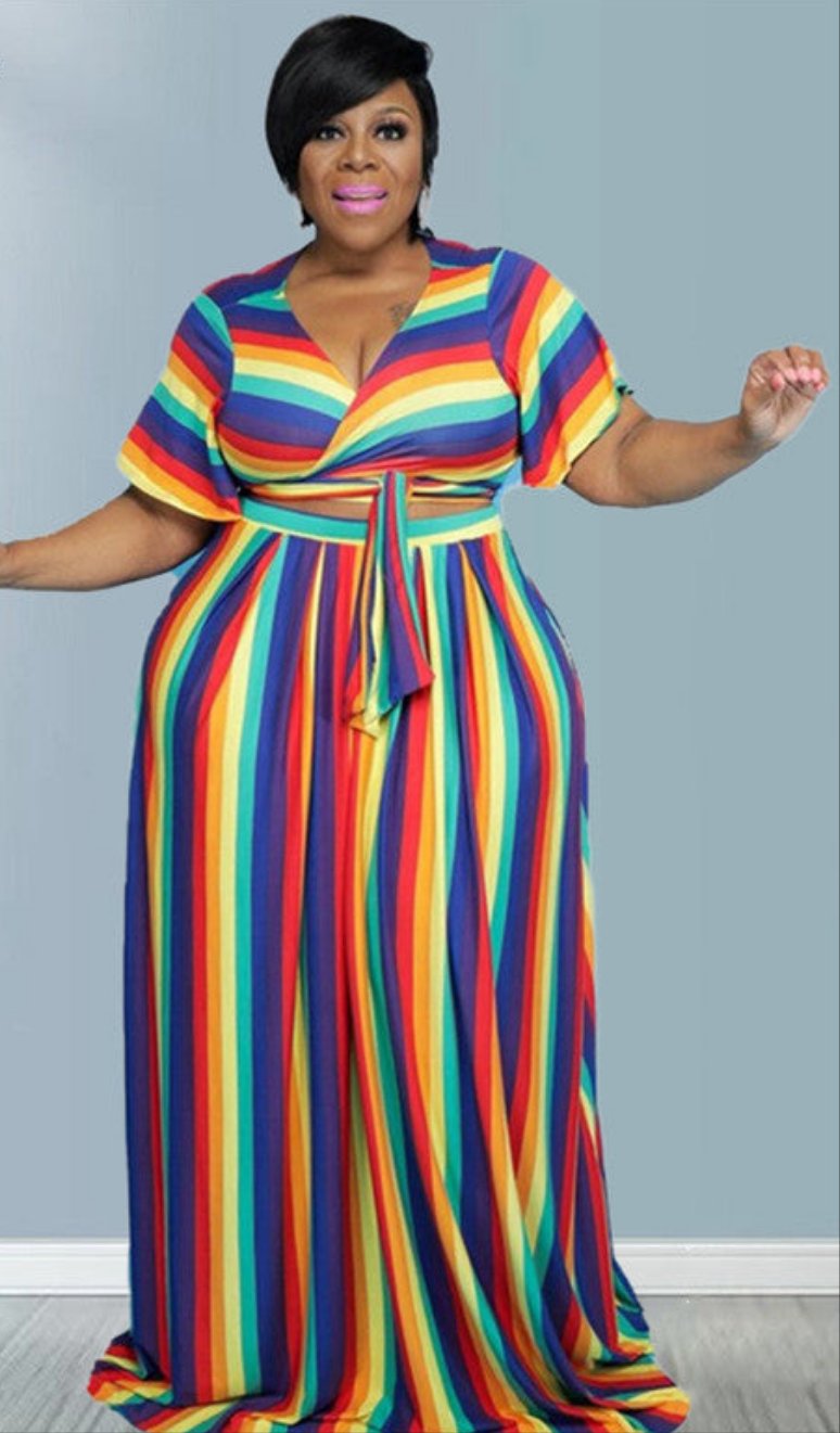 M-5XL Two Piece Set Skirts Plus Size