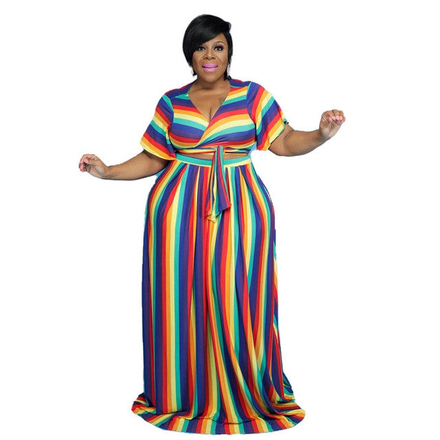 M-5XL Two Piece Set Skirts Plus Size